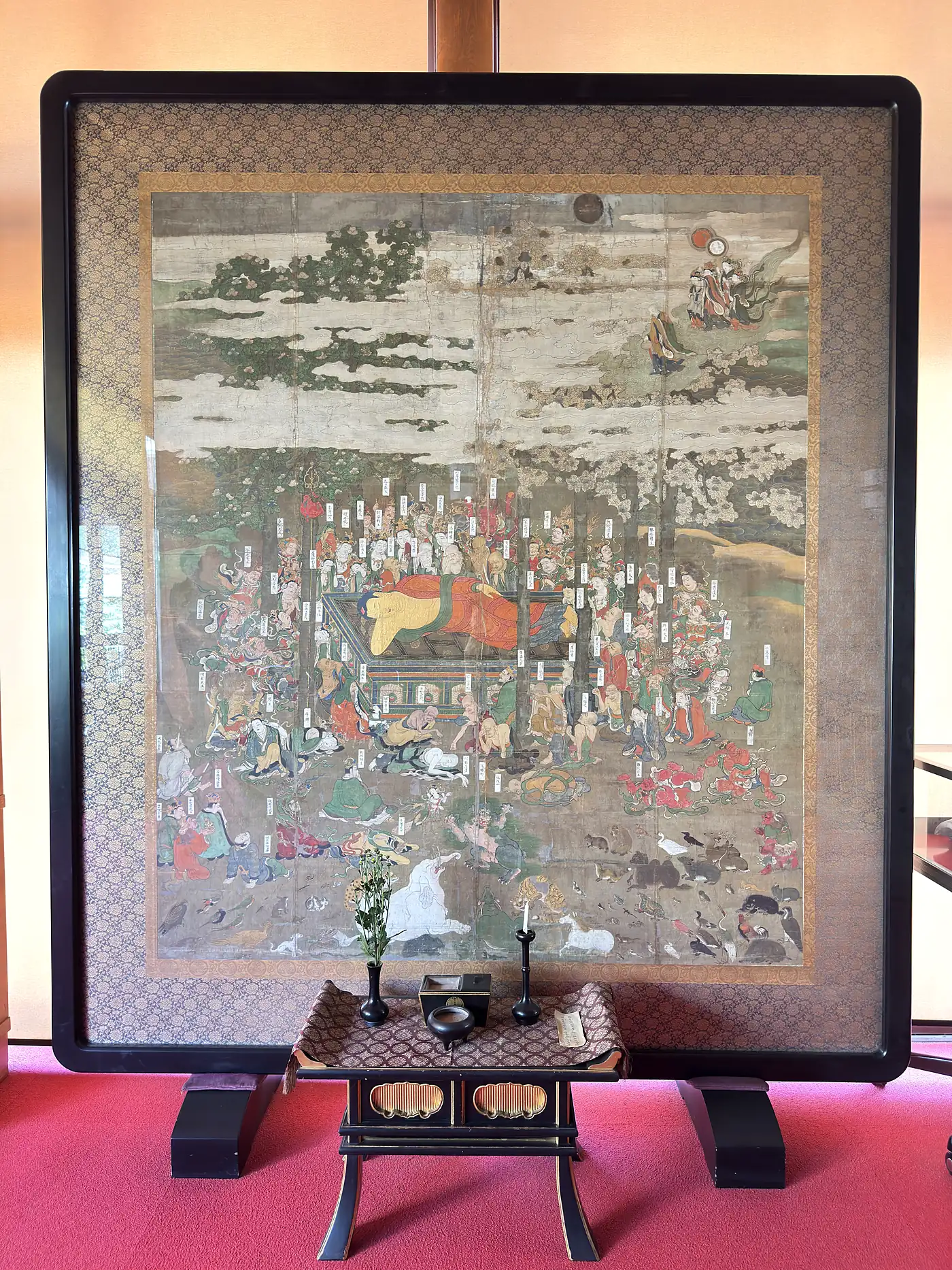 長壽院 絹本着色仏涅槃図(台東区有形文化財)